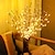 cheap Décor &amp; Night Lights-Christmas Decor 75cm Willow Branch 20 LEDs LED Night Light Flexible Warm White White Multi Color Thanksgiving Day Christmas Waterproof Party Decorative AA Batteries Powered