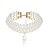 abordables Colliers-Collier Pendentif Collier Collier Multirang Femme Perle Imitation Perle Elégant Mode Tendance Mariée Blanche Perle Ovale 32 cm Colliers Tendance Bijoux 1 pc pour Mariage Cadeau Quotidien Vacances