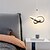 Недорогие Островные огни-22 см 1-светильник 15 Вт мини-подвесной светильник светодиодная лампа окружающего света алюминий черный белый окрашенный для гостиной спальни столовой теплый белый / белый