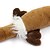 billiga Hundleksaker-Mjukdjur Pipande leksaker Tandrengöringsleksak Hundlekleksak Hund 1st Husdjursvänlig Djur Plysh Present Sällskapsdjur leksak Husdjursspel