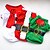 billiga julklappar till husdjur-Hund T-shirt Julkostym Tecknat Cosplay Hundkläder Valpkläder Hundkläder Grön Vit Röd Kostym för tikar och hundar Bomull XS S M L