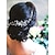 baratos Capacete de Casamento-pentes de cabelo de noiva cristal strass imitação de pérola casamento casamento nupcial com imitação de pérola headpiece headwear
