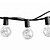 abordables Tiras de Luces LED-6.8m Cuerdas de Luces 25 LED 1 juego Blanco Cálido Navidad Decorativa 220-240 V