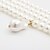 cheap Necklaces-Women&#039;s Pearl Pendant Necklace Necklace Elegant Fashion Trendy Bridal Imitation Pearl White Oval Pearl 32 cm Necklace Jewelry 1pc For Wedding Gift Daily Holiday Festival / Layered Necklace