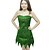 cheap Movie &amp; TV Theme Costumes-Elf Dress Cosplay Costume Masquerade Women&#039;s Girls&#039; Movie Cosplay A-Line Slip Cosplay Costume Party Green Dress Halloween Carnival Masquerade Poly / Cotton Blend