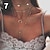 cheap Trendy Jewelry-Choker Necklace Charm Necklace Layered Star Ladies Punk Lolita Bohemian Fashion Rhinestone Alloy Gold Layer Necklace 1 Layer Necklace 2 Layer Necklace 3 Layer Necklace 4 40 cm Necklace Jewelry