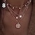 preiswerte Trendiger Schmuck-1 Stück Halskette Charm Halskette For Damen Aleación Stern