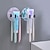 billiga badrumsarrangör-2st skiva multicard kortplats tandborsthållare rack hängande förvaring tandborste hylla väggmonterad färg slumpmässigt