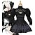 cheap Anime Costumes-Inspired by NieR:Automata 2B Anime Cosplay Costumes Japanese Cosplay Suits Lace Long Sleeve Skirt Stockings Hair Band For Women&#039;s / Eye Mask / Eye Mask