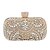 cheap Clutch Bags-Women&#039;s Bags PU Leather Evening Bag Chain Party Event / Party Wedding Bags Black Gold Silver