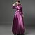 Χαμηλού Κόστους Ιστορικές &amp; Vintage Στολές-Μαρία Αντωνιέτα Βικτοριανό 18ος αιώνας φόρεμα διακοπών Φορέματα Κοστούμι πάρτι Φόρεμα χορού Γυναικεία Δαντέλα Στολές Βυσσινί Πεπαλαιωμένο Μεταμφίεση Πάρτι Χοροεσπερίδα Μακρυμάνικο Βραδινή τουαλέτα