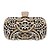 cheap Clutch Bags-Women&#039;s Bags PU Leather Evening Bag Chain Party Event / Party Wedding Bags Black Gold Silver