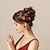 cheap Headpieces-Chiffon / Alloy Hair Combs / Headdress with Floral / Metal 1pc Wedding / Party / Evening Headpiece