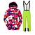cheap Ski Wear-Vector Women&#039;s Ski Jacket with Pants Outdoor Winter Thermal Warm Waterproof Windproof Wearable Winter Fleece Jacket Bib Pants for Skiing Ski / Snowboard Downhill / Cotton