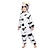 ieftine Pijamale Kigurumi-Pentru copii Pijamale Kigurumi Haine de noapte Camuflaj Lapte de Vacă Animal Animal Pijama Întreagă Pijamale Costum amuzant Flanel Lână Cosplay Pentru Baieti si fete Halloween Haine de dormit pentru