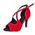 cheap Latin Shoes-Women&#039;s Dance Shoes Latin Shoes Heel Slim High Heel Red