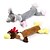 preiswerte Hundespielsachen-Plüsch-Spielzeug Quietsch- Spielzeuge Zahnhygienespielzeug Hundespielzeug Hunde 1pc haustierfreundlich Tiere Plüsch Geschenk Haustier Spielzeug Haustier spielen