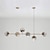 tanie Światła wysp-120 cm lampa wisząca linia led design żyrandol w kształcie kuli metalowa wyspa galwanizowana nowoczesny styl nordycki 220-240v