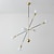 billige Sputnikdesign-90 cm sputnik design lysekrone metall sputnik industriell malt finish nordisk stil 220-240v