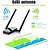cheap Network Adapters-EDUP USB Wireless WiFi Adapter 1200Mbps Dual-Band 11AC Wireless-N Card USB WiFi Dongle EP-AC1605 Double Antennas for PC Windows XP,10,8.1,7,Vista, Mac OS