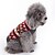 billige julegaver til kæledyr-Hunde Bluser Hvalpe tøj Jul Ternet Jul Vinter Hundetøj Hvalpe tøj Hund outfits Rød Kostume Til Hanhunde Og Tæver Akryl Fibre XXS XS S M L XL