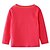 economico T-shirt e camicette per bambine-Bambino Da ragazza maglietta Maglione e cardigan Manica lunga Con stampe Bambini Top Essenziale Rosso