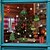 voordelige Christmas Stickers-Glasfolie en stickers Decoratie Met Patroon / Kerstmis Vakantie / Personage PVC Raamsticker / Deursticker