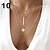 voordelige Trendy sieraden-1 stuk Ketting Charme ketting For Dames Legering Ster