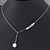 ieftine Coliere-Pentru femei Perle Coliere cu Pandativ Y Colier Arcan Frunze femei De Bază Modă stil minimalist Perle Imitație de Perle Aliaj Argintiu Colier cu lanț de perle 1 Colier cu lanț de perle 3 Colier cu