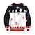 cheap Ugly Christmas Sweater &amp; T-Shirts-Santa Suit Ugly Christmas Sweater / Sweatshirt Pullover Men and Women Christmas Christmas Adults&#039; Festival 100% Polyester