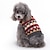 billige julegaver til kæledyr-Hunde Bluser Hvalpe tøj Jul Ternet Jul Vinter Hundetøj Hvalpe tøj Hund outfits Rød Kostume Til Hanhunde Og Tæver Akryl Fibre XXS XS S M L XL