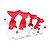 billiga julklappar till husdjur-Hund T-shirt Julkostym Tecknat Cosplay Hundkläder Valpkläder Hundkläder Grön Vit Röd Kostym för tikar och hundar Bomull XS S M L