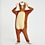 cheap Kigurumi Pajamas-Adults&#039; Kigurumi Pajamas Lion Patchwork Onesie Pajamas Flannel Fabric Cosplay For Men and Women Halloween Animal Sleepwear Cartoon