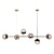 ieftine Lumini insulare-120 cm pandantiv led line design candelabru glob insulă metal galvanizat stil nordic modern 220-240v