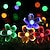 abordables Guirlandes Lumineuses LED-guirlande solaire extérieure led lumière de jardin solaire 5m guirlandes de fleurs de cerisier 20 leds 1set support de montage blanc chaud rgb blanc bleu étanche veilleuse extérieure solaire mignon