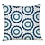 cheap Geometric Style-Blue Set of 9 Pillow Cover, Geometric Pattern Geometic Leisure Modern Faux Linen Throw Pillow Outdoor Cushion for Sofa Couch Bed Chair Blue