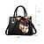 cheap Handbag &amp; Totes-Women&#039;s Sashes / Ribbons PU Top Handle Bag Solid Color Black / Brown / Wine