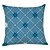 cheap Geometric Style-Blue Set of 9 Pillow Cover, Geometric Pattern Geometic Leisure Modern Faux Linen Throw Pillow Outdoor Cushion for Sofa Couch Bed Chair Blue