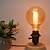 billiga Glödlampor-4pcs 40 W E26 / E27 G80 Varm Gul 2200 k Glödande Vintage Edison glödlampa 220-240 V / 110-130 V