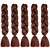 Χαμηλού Κόστους Μαλλιά κροσέ-Πλεκτά μαλλιά Μέγα άτομο ζώο Πλεξούδες κουτιού Συνθετικά μαλλιά 24inch Μαλλιά για πλεξούδες 5 πακέτο για ένα κεφάλι Ανθεκτικό στη Ζέστη