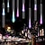billige LED String Lights-faldende regnlys meteorregn julelys 50cm 8 rør 240leds faldende regn dråbe istap snor lys til juletræer halloween dekoration ferie bryllup