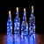 abordables LED String Lights-1/2/6/10pcs bouteille de vin guirlandes lumineuses 2m 20leds avec liège blanc chaud blanc multi couleur rouge bleu étanche décoration de mariage de noël piles alimentées