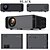 cheap Projectors-W80 HD Home Projector HDMI/AV/USB/SD/VGA Support Dolby Sound Basic Edition Euro Regulation Support 4K video BeamerFul Lumens HD