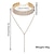 cheap Necklaces &amp; pendants-Choker Necklace Y Necklace Long Necklace Women&#039;s Synthetic Diamond Ladies Unique Design Bikini Blinging Silver Gold Necklace Jewelry for Party Wedding Casual Daily