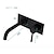 cheap Wall Mount-Bathroom Sink Faucet - Hot Selling Wall Mounted Single Lever Basin Mixer Brass Faucet Black Bathroom Basin Tap
