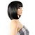 cheap Older Wigs-Blonde Bob Wig Synthetic Wig Straight Straight Bob With Bangs Wig Medium Length Dark Brown Blonde Black Red Synthetic Hair Women‘s With Bangs Blonde Christmas Party Wigs