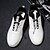 voordelige Herensneakers-Voor heren Sneakers Comfort schoenen Informeel Dagelijks PU Non-uitglijden Wit Zwart Herfst