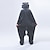 cheap Kigurumi Pajamas-Adults&#039; Kigurumi Pajamas Wolf Leopard Onesie Pajamas Funny Costume Polar Fleece Cosplay For Men and Women Christmas Animal Sleepwear Cartoon