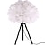 cheap Table Lamps-Table Lamp Feather Bedside Lamp Decorative Girls Bedside Lamp Modern Contemporary Nordic Style For Bedroom Office Metal 110-120V 220-240V White Black