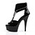 cheap Women&#039;s Sandals-Women&#039;s Sandals Heel Sandals Summer Stiletto Heel Peep Toe British Office &amp; Career Solid Colored PU Black